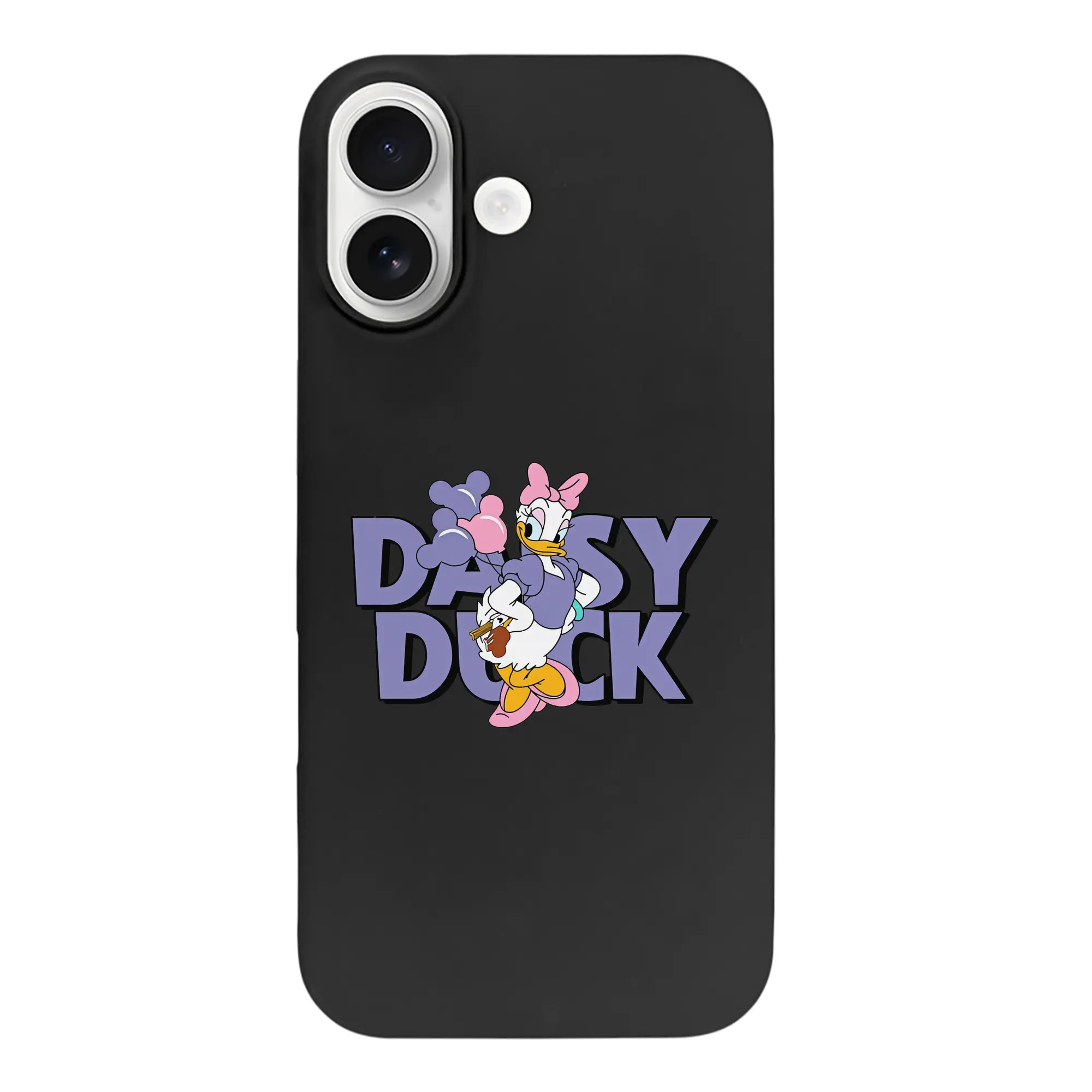 ミッキーマウス（Mickey Mouse） グッズ デイジーダック（Daisy Duck） - iPhone 17 シリーズ シリコンケース 薄型 耐衝撃 指紋防止 ソフトタッチカバー 精密フィット 傷防止 保護ケース iPhone 17/17 Air/17 Pro/17 Pro Max 対応